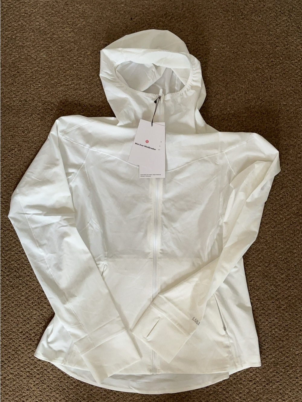 lululemon athletica White Mist Over Windbreaker Jacket